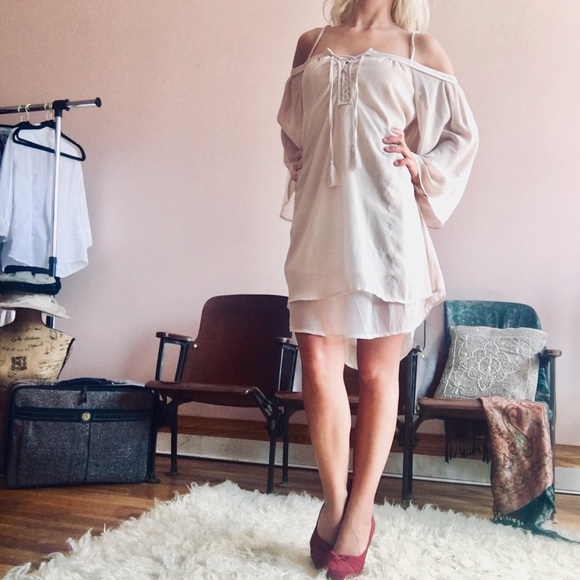 Purple Snow Dresses & Skirts - Purple Snow | Nude Peasant Long Sleeve Dress